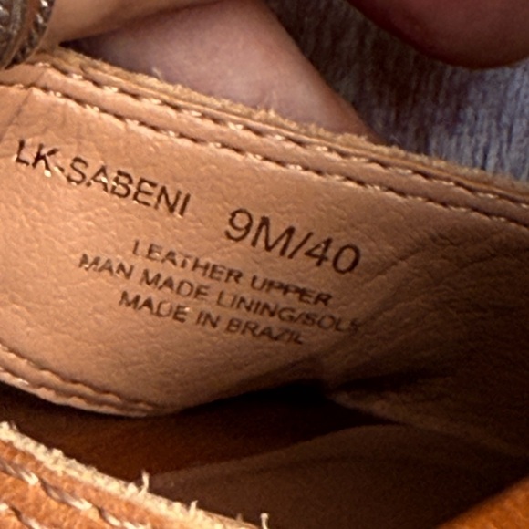 Lucky Brand Camel Leather Heels size 9 - Picture 9 of 13